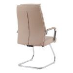 Visitor chair Siquel I pu in cappuccino color 58x62x105cm - Image 2