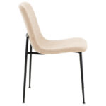 Gratify chair fabric bouclé ecru-leg black - Слика 3