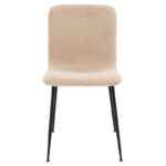 Gratify chair fabric bouclé ecru-leg black - Слика 4