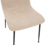 Gratify chair fabric bouclé ecru-leg black - Слика 6