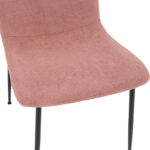 Chair Gratify fabric rotten apple-black metal legs - Слика 6