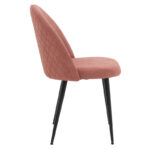 Graceful chair bouclé fabric rotten apple-leg black - Слика 3