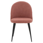 Graceful chair bouclé fabric rotten apple-leg black - Слика 4