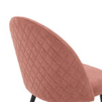 Graceful chair bouclé fabric rotten apple-leg black - Слика 6