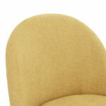 Chair Graceful fabric yellow-black metal legs - Слика 5