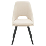 Initiate chair fabric cream-leg black - Image 5
