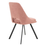 Chair Initiate bouclé fabric rotten apple-leg black - Слика 2