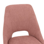 Chair Initiate bouclé fabric rotten apple-leg black - Слика 5