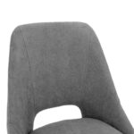 Chair Initiate fabric grey-black metal leg 48x57x85cm - Слика 5