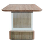 Dining table Faghan brown mdf 180x90x76cm - Слика 5