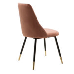Chair Giselle velvet rotten apple leg black-golden - Слика 2