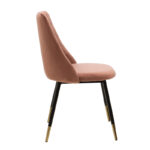 Chair Giselle velvet rotten apple leg black-golden - Слика 3