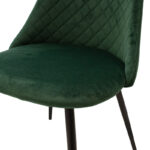 Chair Giselle velvet green-leg black - Image 6
