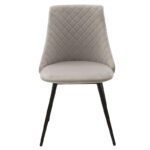 Chair Giselle velvet grey-leg black - Image 4