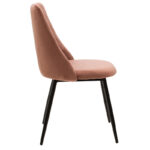 Chair Giselle velvet rotten apple-leg black - Слика 3