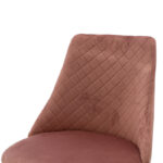 Chair Giselle velvet rotten apple-leg black - Слика 5