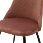 Chair Giselle velvet rotten apple-leg black - Слика 6