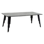 Масичка за кафе Lifo MDF темно сива цементно-црна 120x60x45ек