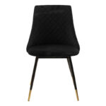 Chair Giselle black velvet leg black-golden - Image 4