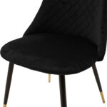 Chair Giselle black velvet leg black-golden - Image 6