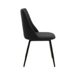 Chair Giselle black velvet-black leg - Image 3