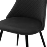 Chair Giselle black velvet-black leg - Image 6