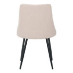 Giselle chair bouclé fabric in beige shade 51x52x82cm - Слика 6