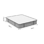 Mattress Diamond 3 zone pocket spring+ gel memory foam 25-27cm 150x200cm - Слика 5