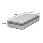 Mattress Utopia pocket spring with topsoil 30-32cm 90x190cm - Слика 4