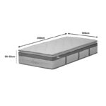 Mattress Utopia pocket spring with topsoil 30-32cm 100x200cm - Слика 4