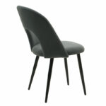 Chair Jonah velvet anthracite-black legs - Слика 2