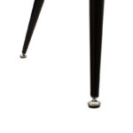 Dining trable Astrid glass 10mm black legs 140x80x75cm - Слика 4