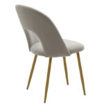 Chair Jonah velvet grey-natural legs - Слика 2
