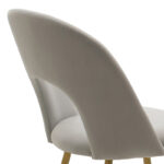 Chair Jonah velvet grey-natural legs - Слика 6