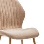 Chair Fersity beige fabric-natural metal leg 48x56.5x85.5xm (Копирај) - Слика 3