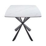 Viano table sintered stone light gray-black 180x85x76cm - Слика 2