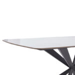 Viano table sintered stone light gray-black 180x85x76cm - Слика 4