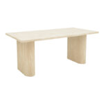 Table Loozir mdf in travertine color 180x90x75cm
