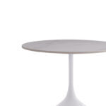 Coffee table Kousien Inart white sintered stone D50x60cm - Слика 2