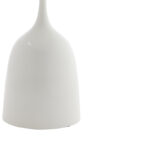 Coffee table Agrile Inart white metal D50x60cm - Image 3