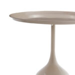 Coffee table Agrile Inart cream metal D50x60cm - Image 2