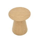 Coffee table Kayano natural color mdf D45x50cm - Image 2