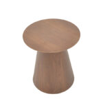 Coffee table Kayano walnut mdf D45x50cm - Image 2