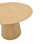 Table Kayano natural color mdf D120x72cm - Image 2