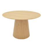 Table Kayano natural color mdf D120x72cm