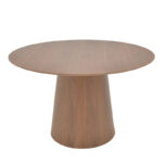 Table Kayano walnut mdf D120x72cm