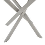 Table Dammero grey mdf and grey metal leg D100x75cm - Image 4