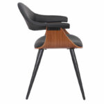 Armchair Austen PU black-leg walnut - Image 3