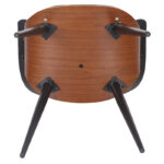 Armchair Austen PU black-leg walnut - Image 5