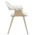Armchair Austen PU white-leg natural - Слика 3